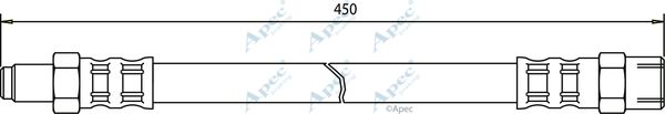 APEC BRAKING Тормозной шланг HOS3098